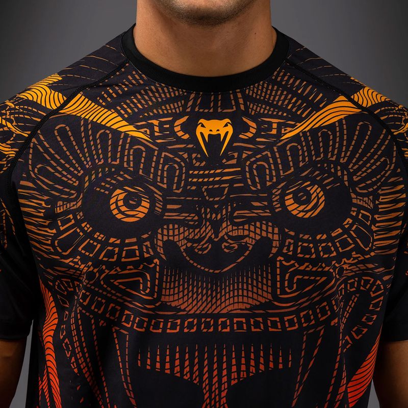 Pánské tričko Venum Quetzal Fury Dry-Tech black/fury red/tangerine 5