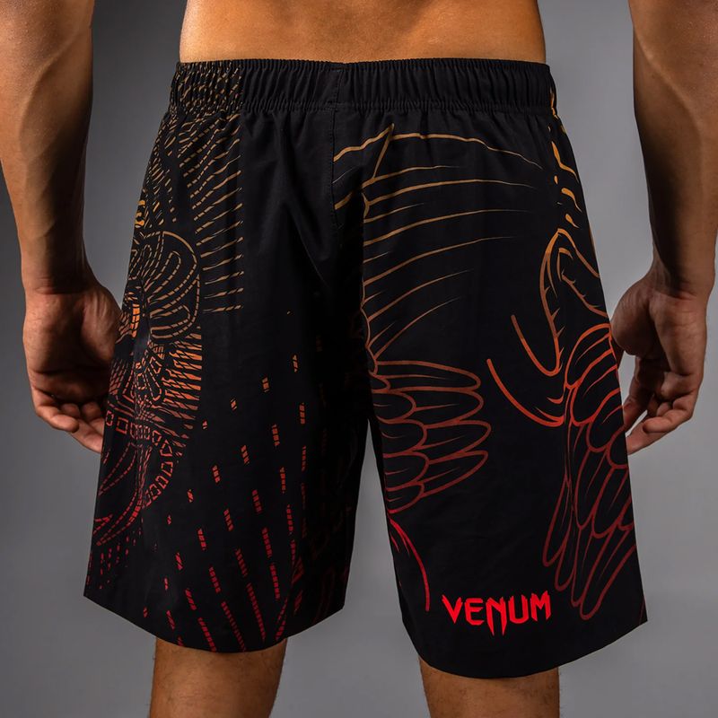 Pánské tréninkové šortky Venum Quetzal Fury Training black/fury red/tangerine 5
