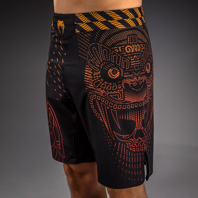 Pánské tréninkové šortky Venum Quetzal Fury Fightshorts black/fury red/tangerine 5