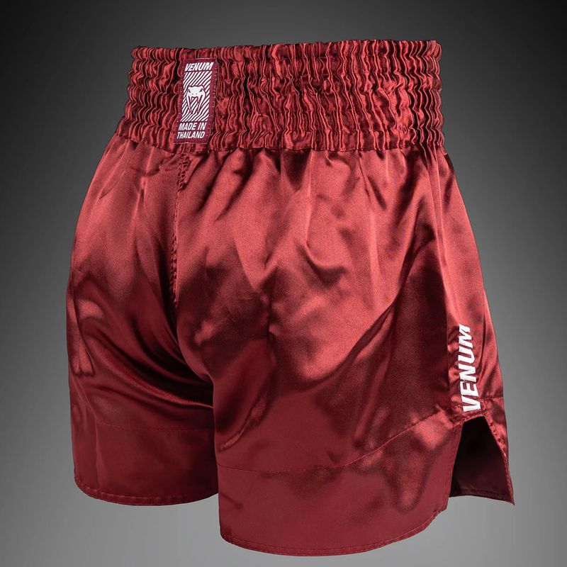 Pánské tréninkové šortky Venum Classic Evo Muay Thai burgundy 4