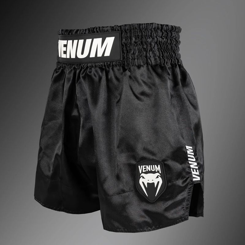 Pánské tréninkové šortky Venum Classic Evo Muay Thai black/white 3