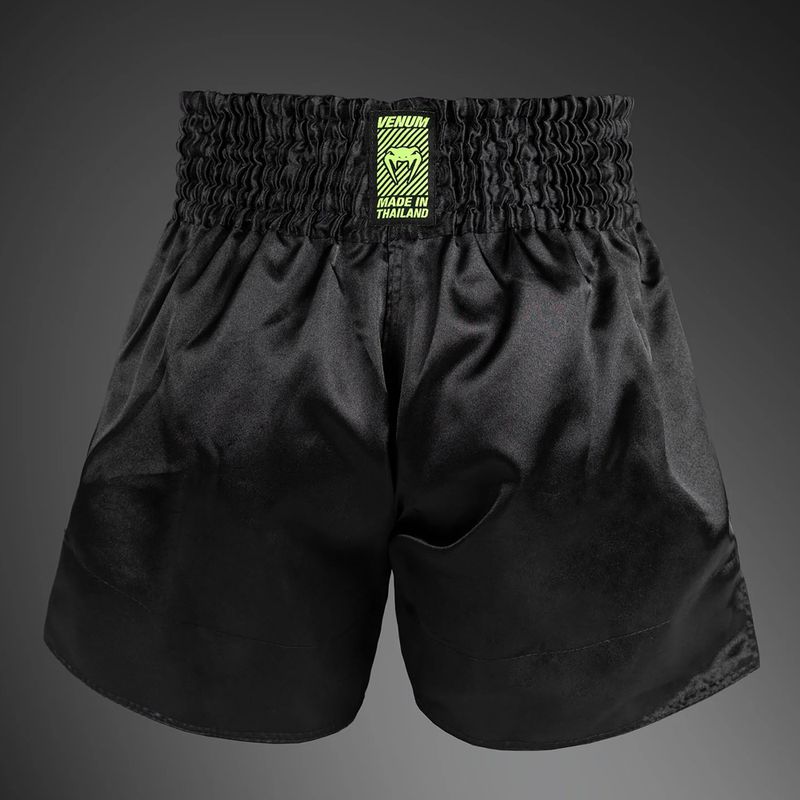 Pánské tréninkové šortky Venum Classic Evo Muay Thai black/neon yellow 2