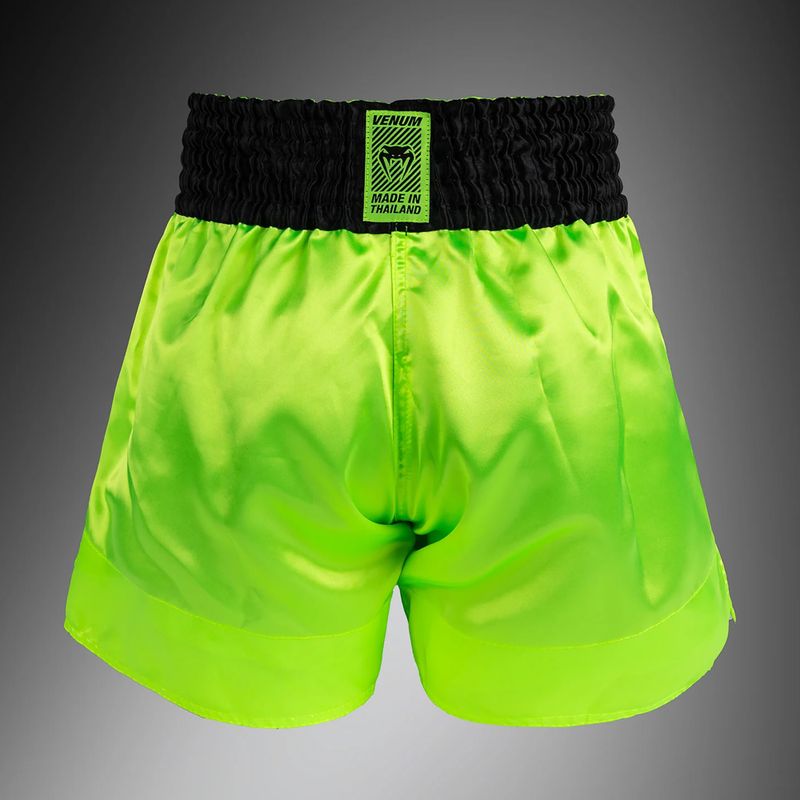 Pánské tréninkové šortky Venum Classic Evo Muay Thai neon yellow/black 2