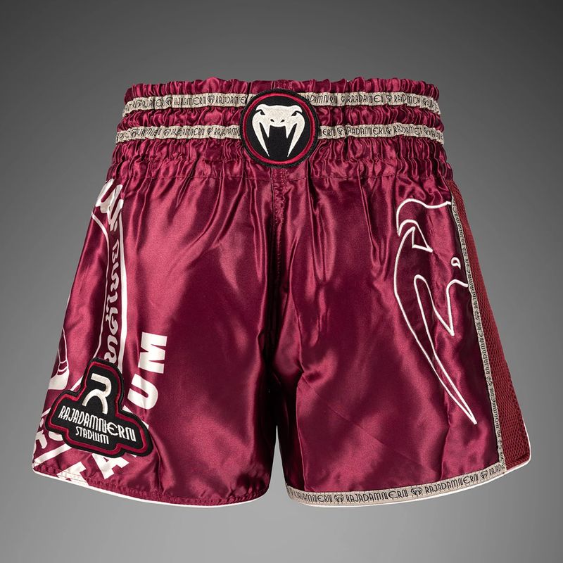 Pánské tréninkové šortky Venum x Rajadamnern Muay Thai burgundy 2