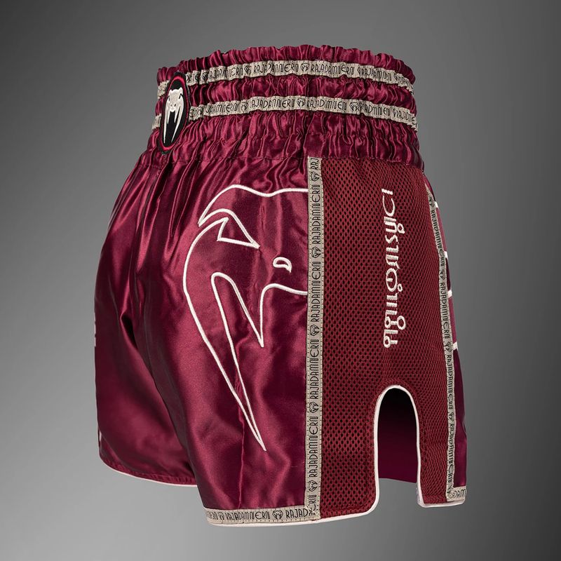 Pánské tréninkové šortky Venum x Rajadamnern Muay Thai burgundy 4