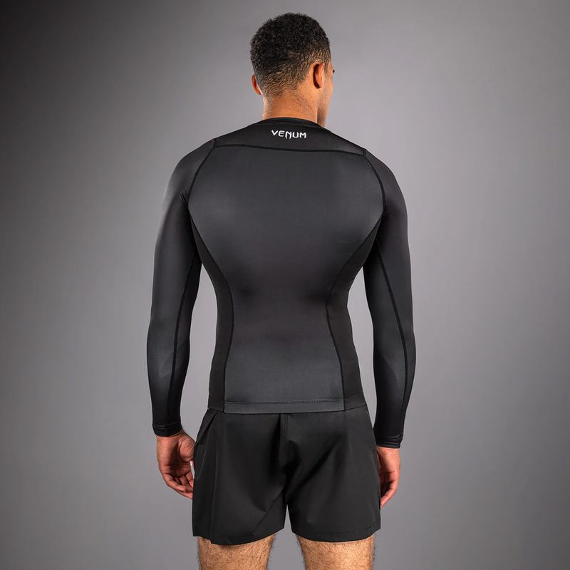 Pánský rashguard s dlouhým rukávem Venum No Gi Rashguards black/silver grey 3
