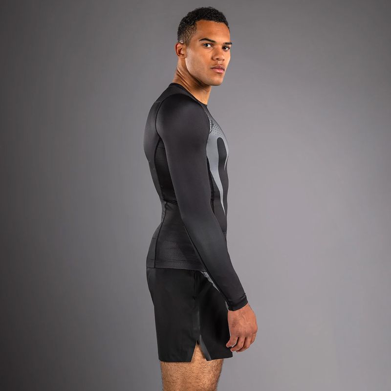 Pánský rashguard s dlouhým rukávem Venum No Gi Rashguards black/silver grey 5
