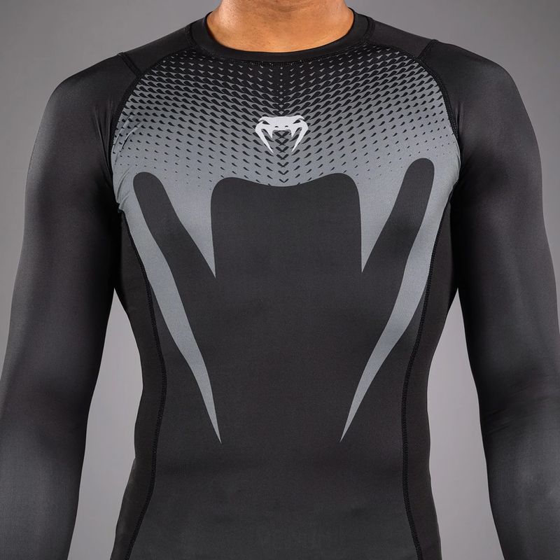 Pánský rashguard s dlouhým rukávem Venum No Gi Rashguards black/silver grey 6