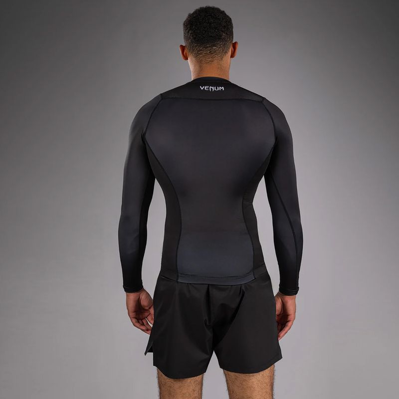 Pánský rashguard s dlouhým rukávem Venum No Gi Rashguards black/white 3