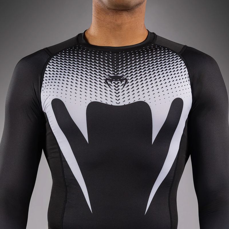 Pánský rashguard s dlouhým rukávem Venum No Gi Rashguards black/white 6