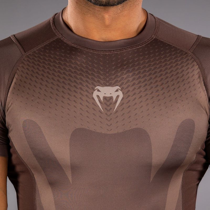 Pánský Roshguard Venum No Gi Rashguards chocolate brown 5