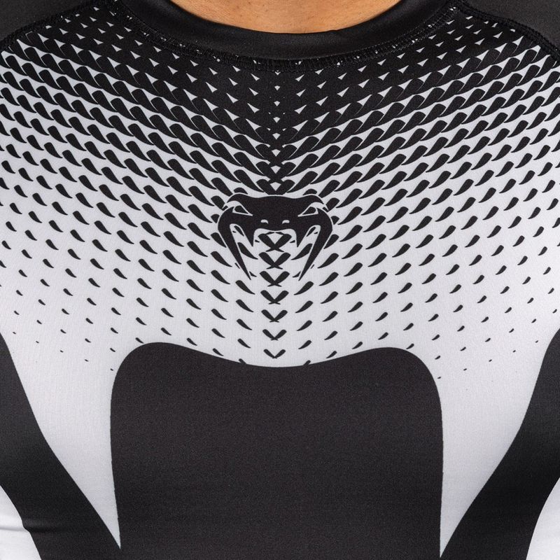 Pánský rashguard Venum No Gi Rashguards black/white 4