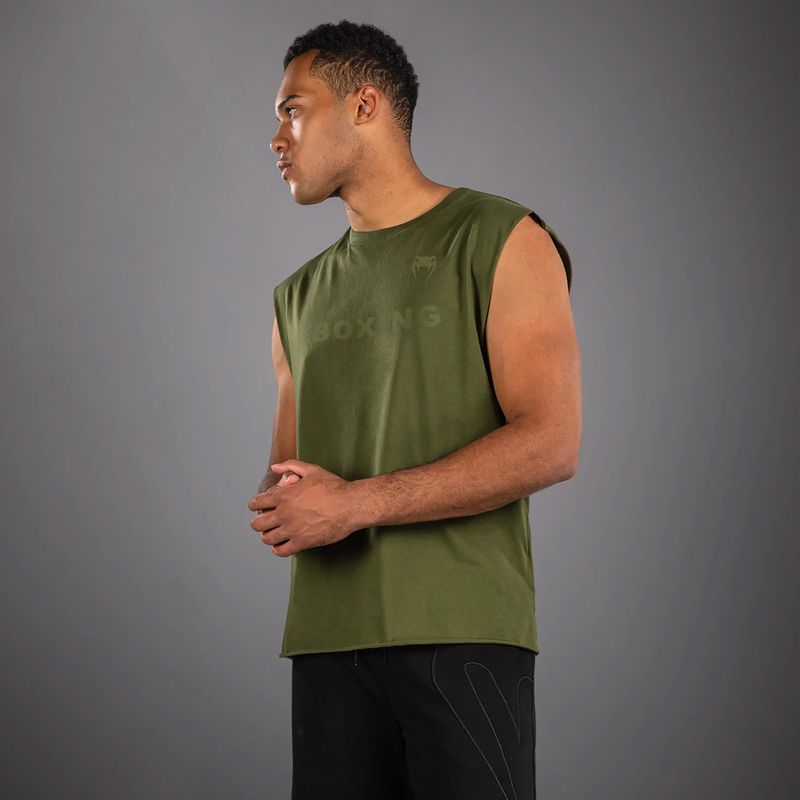 Pánské tričko Venum Boxing VT Sleeveless military green 4