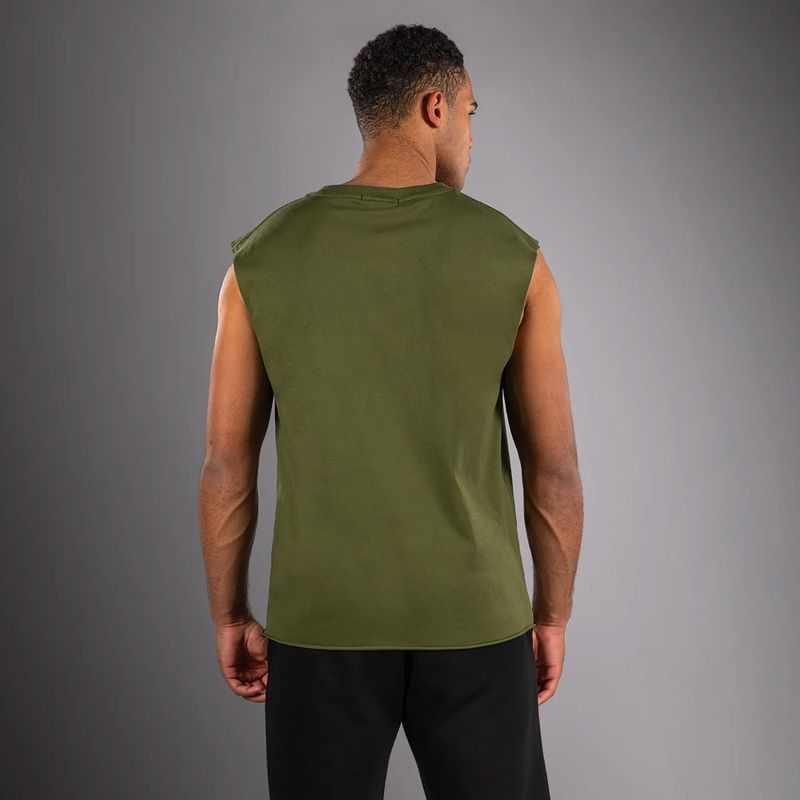 Pánské tričko Venum Muay Thai VT military green 3