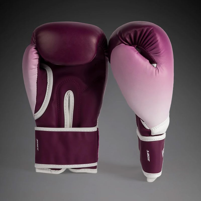 Dámské boxovací rukavice Venum Iris Boxing plum/white 2