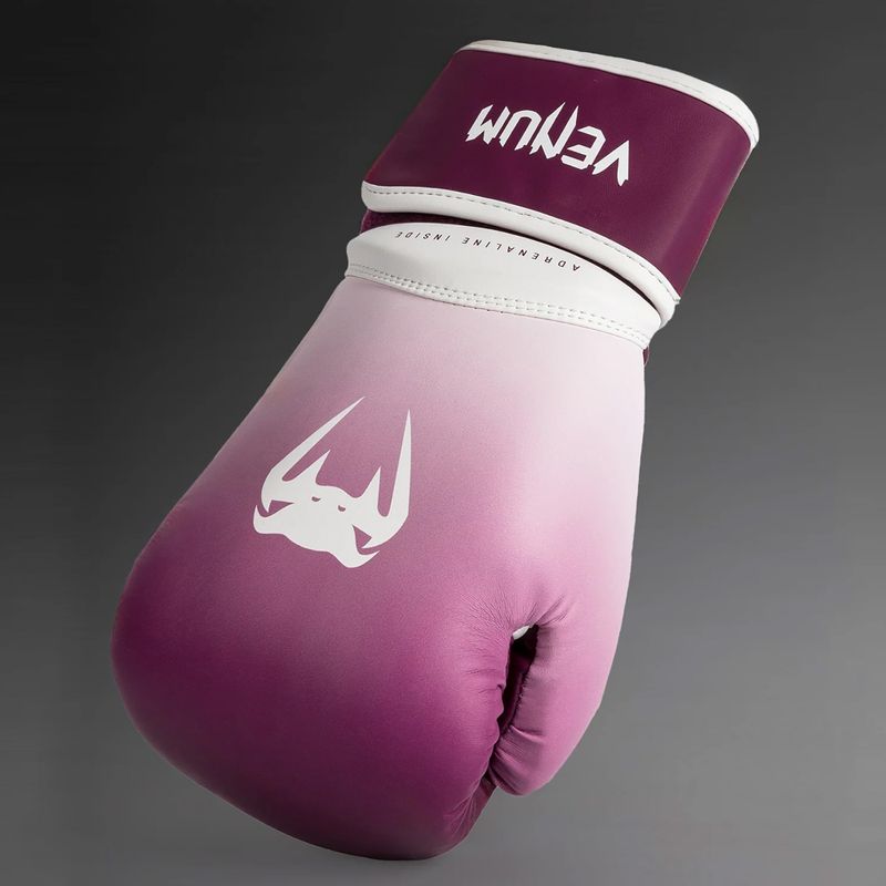 Dámské boxovací rukavice Venum Iris Boxing plum/white 4