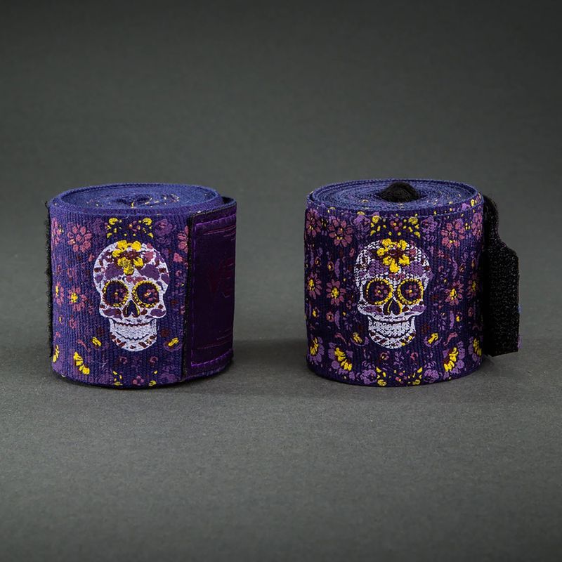 Boxovací bandáže Venum Santa Muerte Handwraps 250 cm dark purple 2