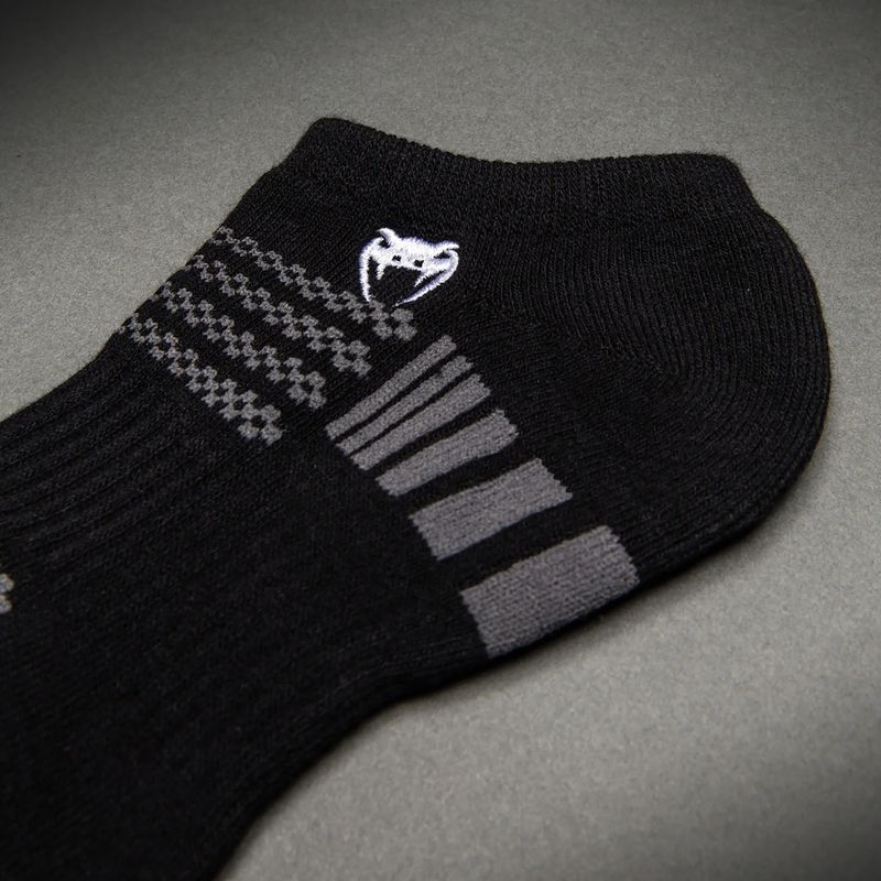 Neviditelné ponožky Venum Vector 3 páry black/grey 6