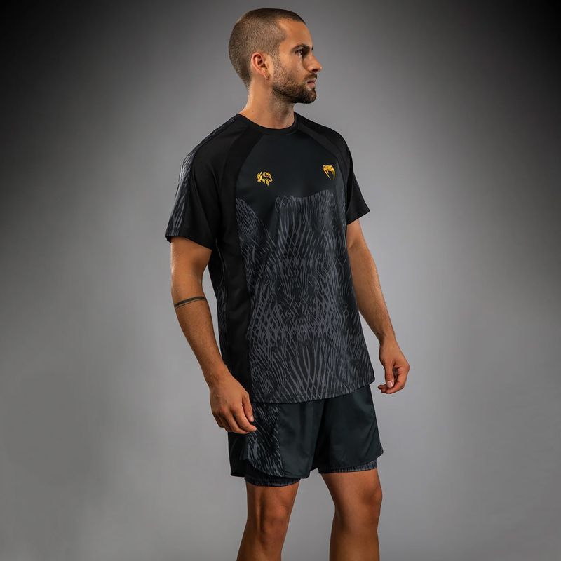 Pánské tričko Venum x Chimaev Dry Tech black/grey 4