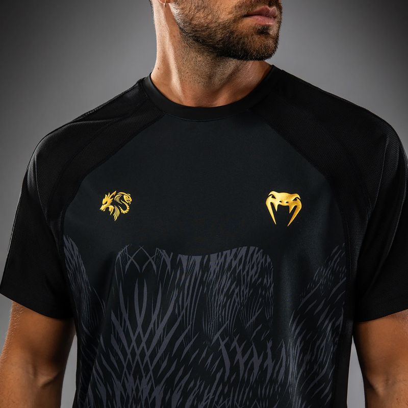 Pánské tričko Venum x Chimaev Dry Tech black/grey 6