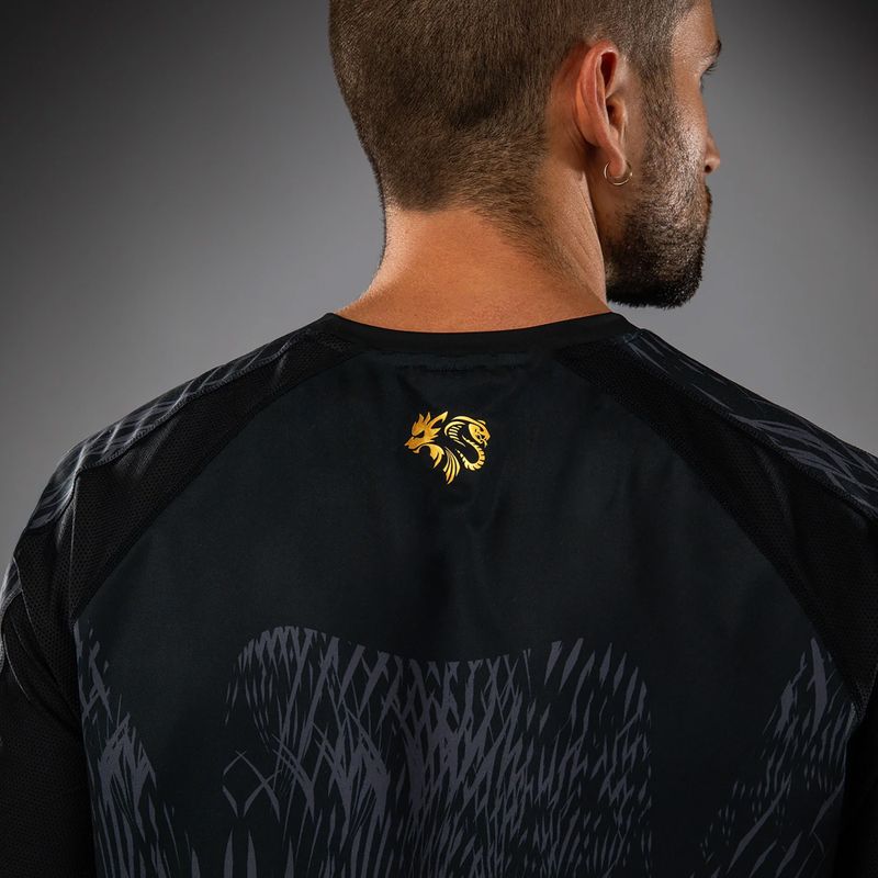 Pánské tričko Venum x Chimaev Dry Tech black/grey 7