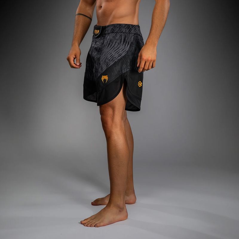 Pánské tréninkové šortky Venum x Chimaev Fightshorts black/grey 4