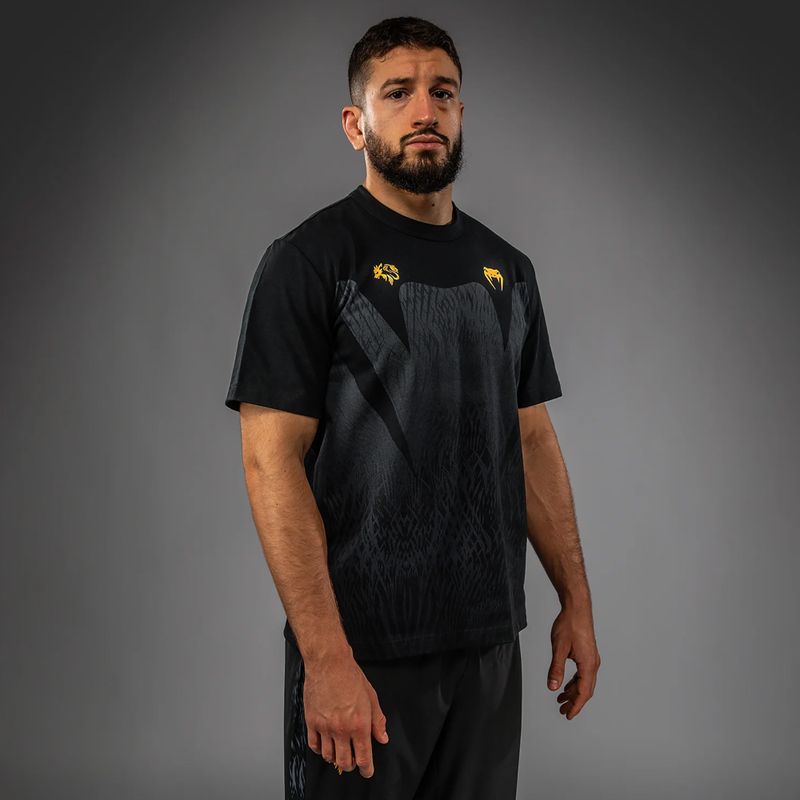 Pánské tričko Venum x Chimaev black/grey 3