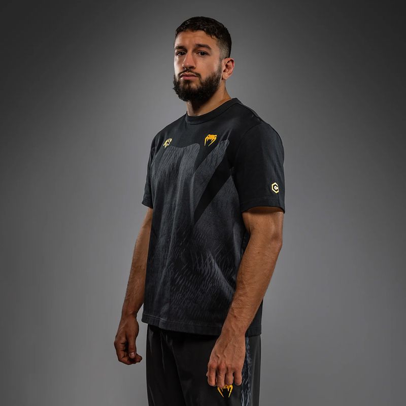 Pánské tričko Venum x Chimaev black/grey 4