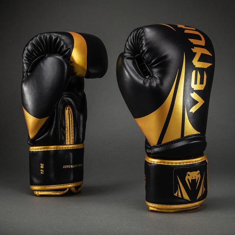 Boxovací rukavice Venum Challenger 2.5 Boxing black/gold 2