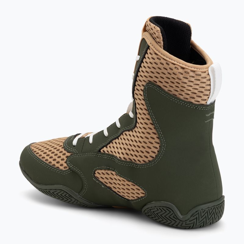 Pánské boxerské boty Venum Contender Boxing military green/sand 3