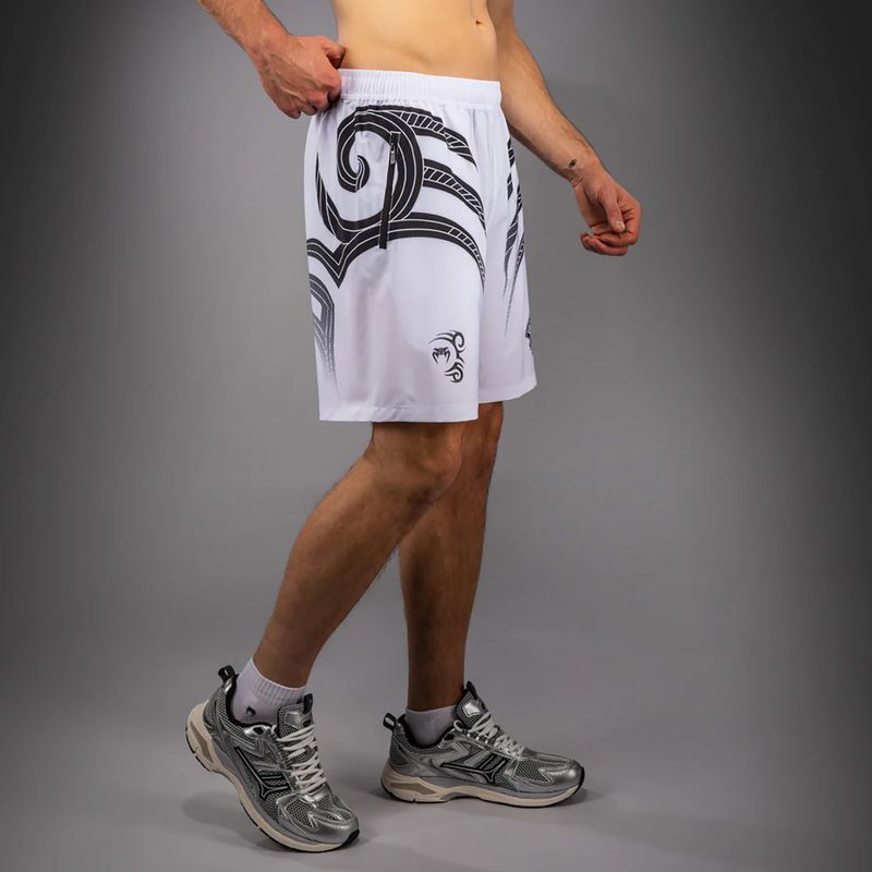 Pánské tréninkové šortky Venum x Mike Tyson Tiger Training optical white/deep black 3