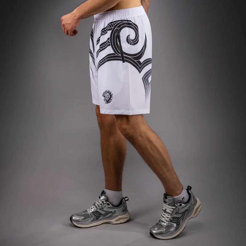Pánské tréninkové šortky Venum x Mike Tyson Tiger Training optical white/deep black 4