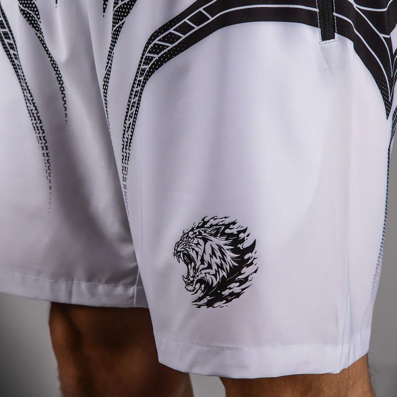 Pánské tréninkové šortky Venum x Mike Tyson Tiger Training optical white/deep black 7