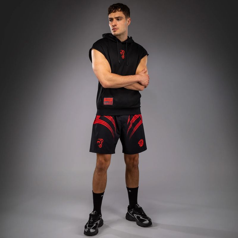 Pánská mikina Venum x Mike Tyson Tiger Sleeveless Hoodie deep black/intense red 2