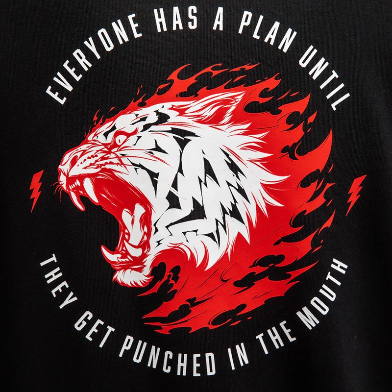 Pánská mikina Venum x Mike Tyson Tiger Sleeveless Hoodie deep black/intense red 7