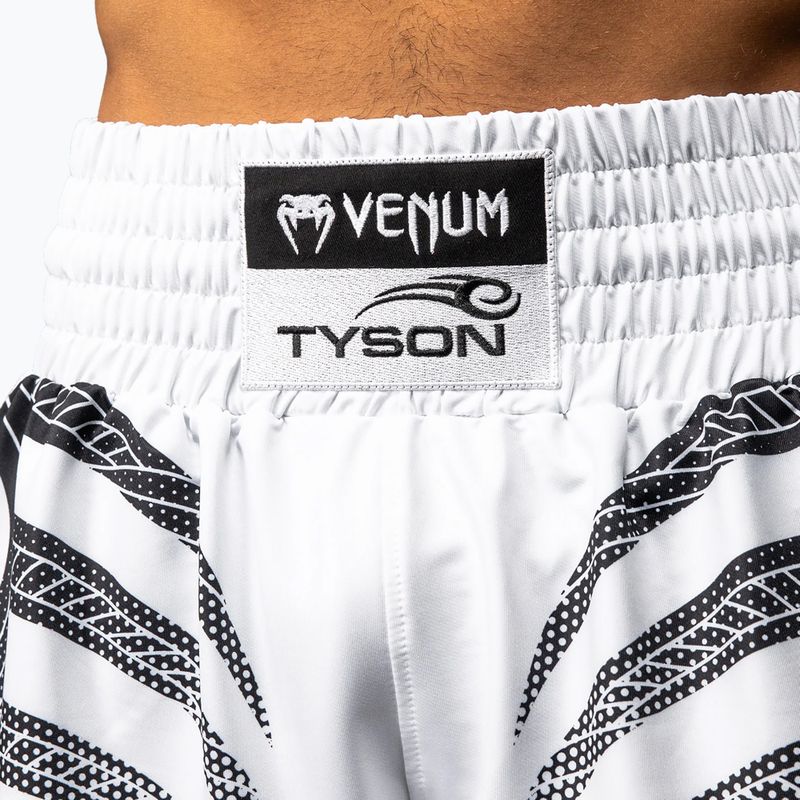 Pánské tréninkové šortky Venum x Mike Tyson Tiger optical white/deep black 5