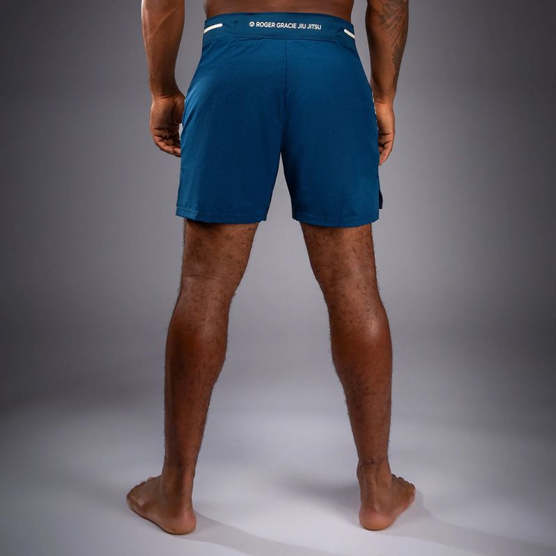 Pánské tréninkové šortky Venum Roger Gracie Academy Fightshorts blue 2
