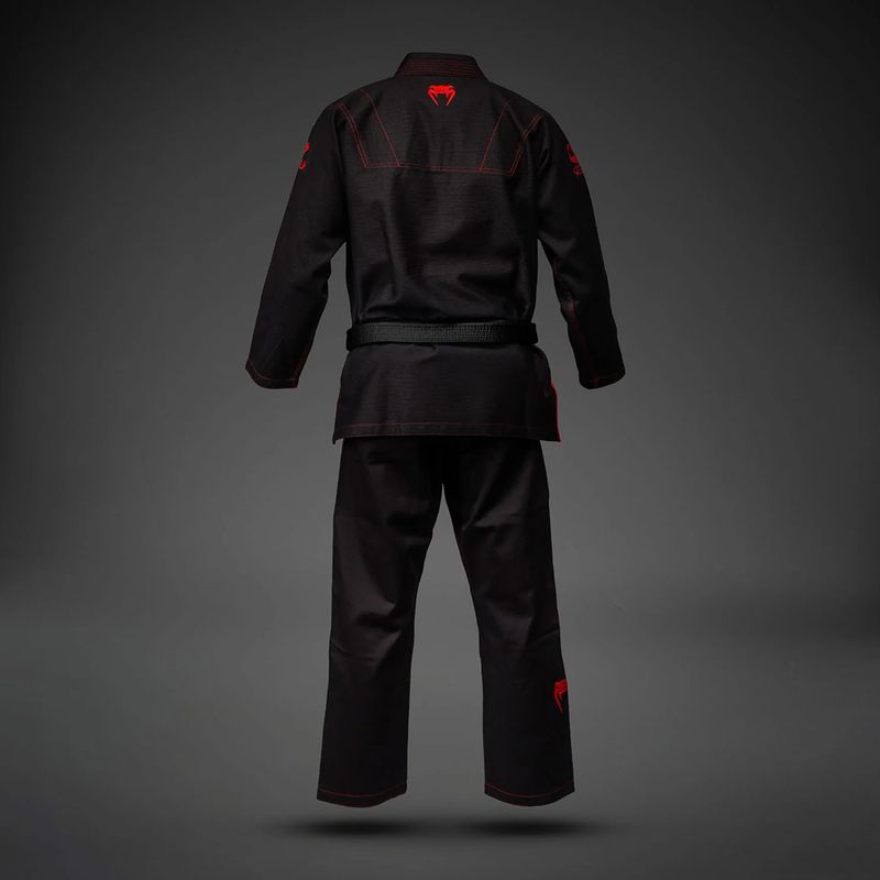 GI do brazilského jiu-jitsu Venum Roger Gracie Academy BJJ black/red 2