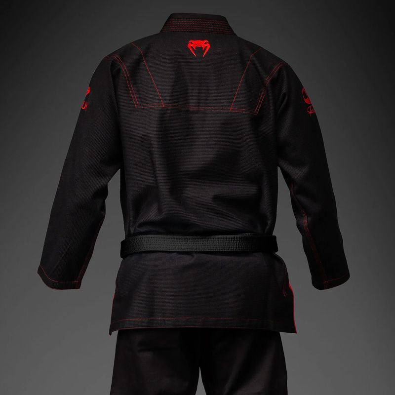 GI do brazilského jiu-jitsu Venum Roger Gracie Academy BJJ black/red 4