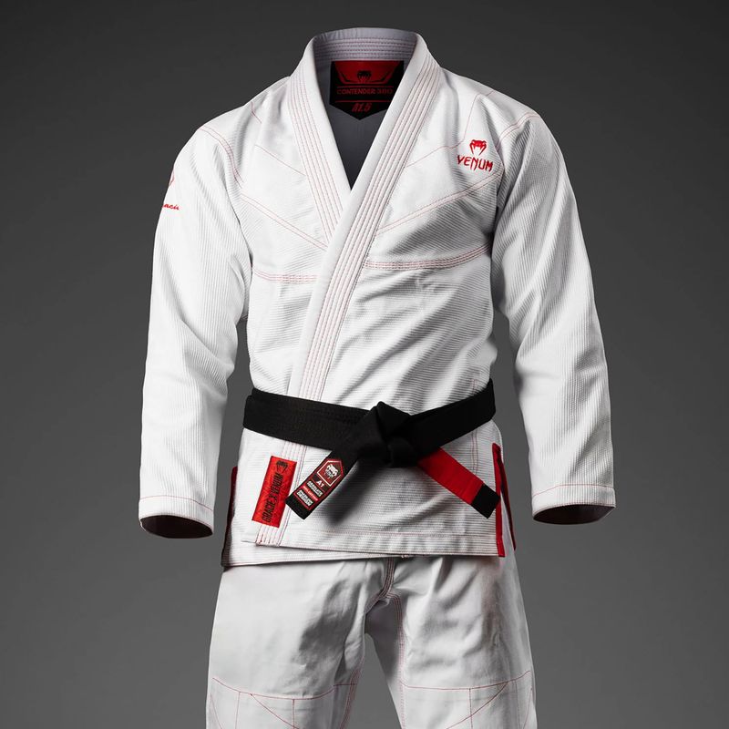GI do brazilského jiu-jitsu Venum Roger Gracie Academy BJJ white/red 3
