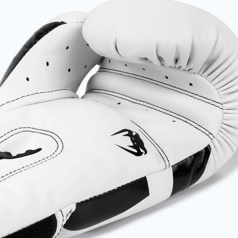 Boxerské rukavice Venum Elite white/black 3