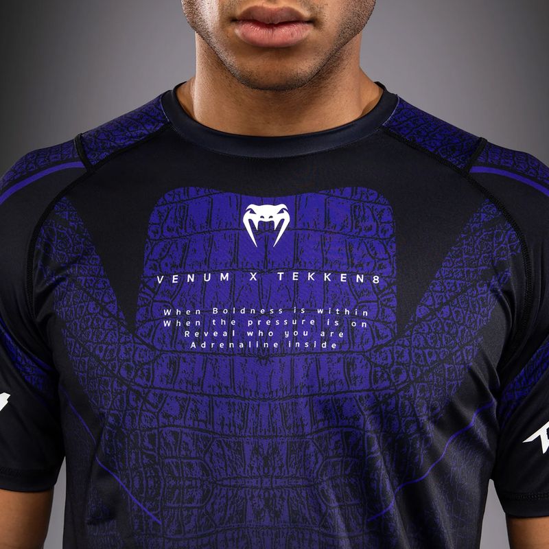 Pánské tréninkové tričko Venum x TEKKEN 8 Kazuya Dry-Tech black/purple 5