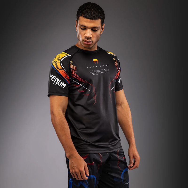 Pánské tréninkové tričko Venum x TEKKEN 8 Yoshimitsu Dry-Tech black/orange 4