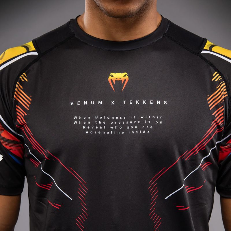 Pánské tréninkové tričko Venum x TEKKEN 8 Yoshimitsu Dry-Tech black/orange 6