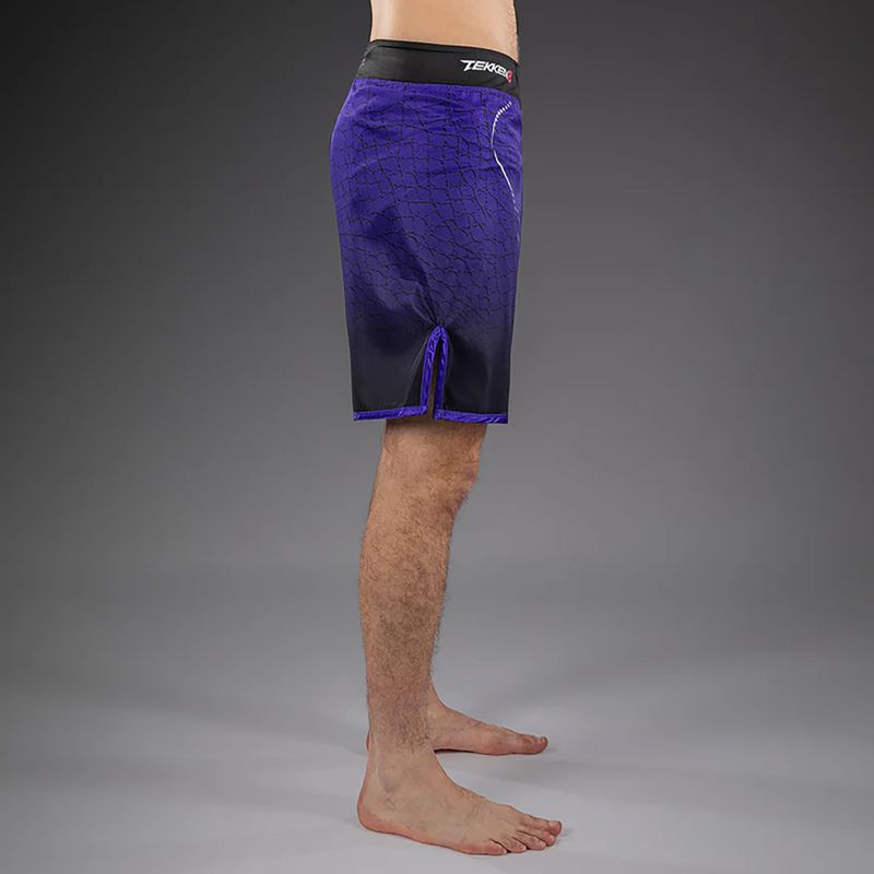 Pánské tréninkové šortky Venum x TEKKEN 8 Kazuya Fight black purple 3