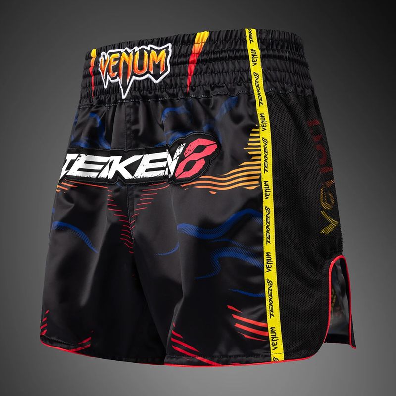 Pánské tréninkové šortky Venum x TEKKEN 8 Yoshimitsu Muay Thai black/orange 3