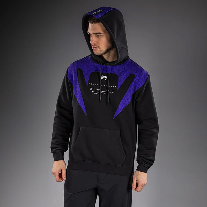 Pánská mikina Venum x TEKKEN 8 Kazuya Pullover Hoodie black/purple 3