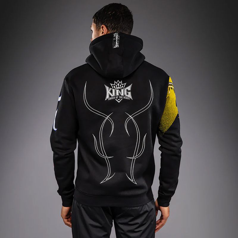 Pánská mikina Venum x TEKKEN 8 King Pullover Hoodie black/yellow 3