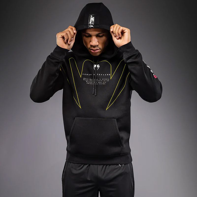 Pánská mikina Venum x TEKKEN 8 King Pullover Hoodie black/yellow 5