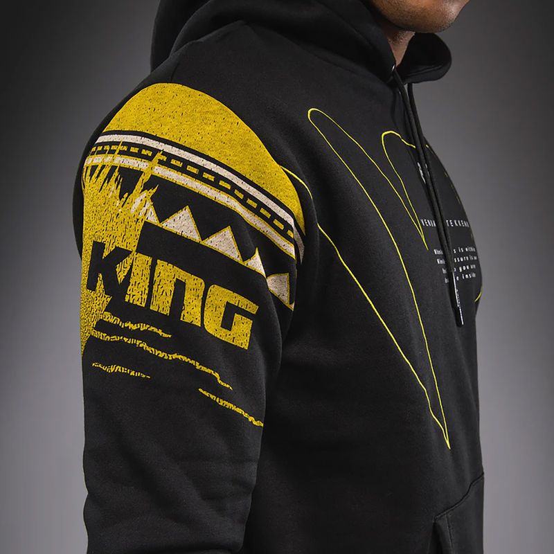Pánská mikina Venum x TEKKEN 8 King Pullover Hoodie black/yellow 6